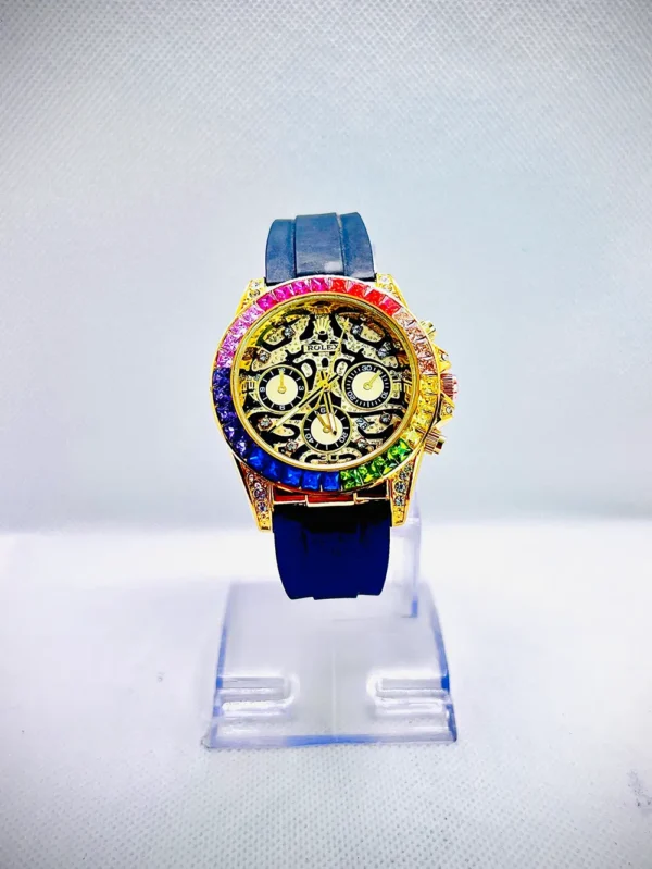 Rolex Dytona with Rainbow Stone