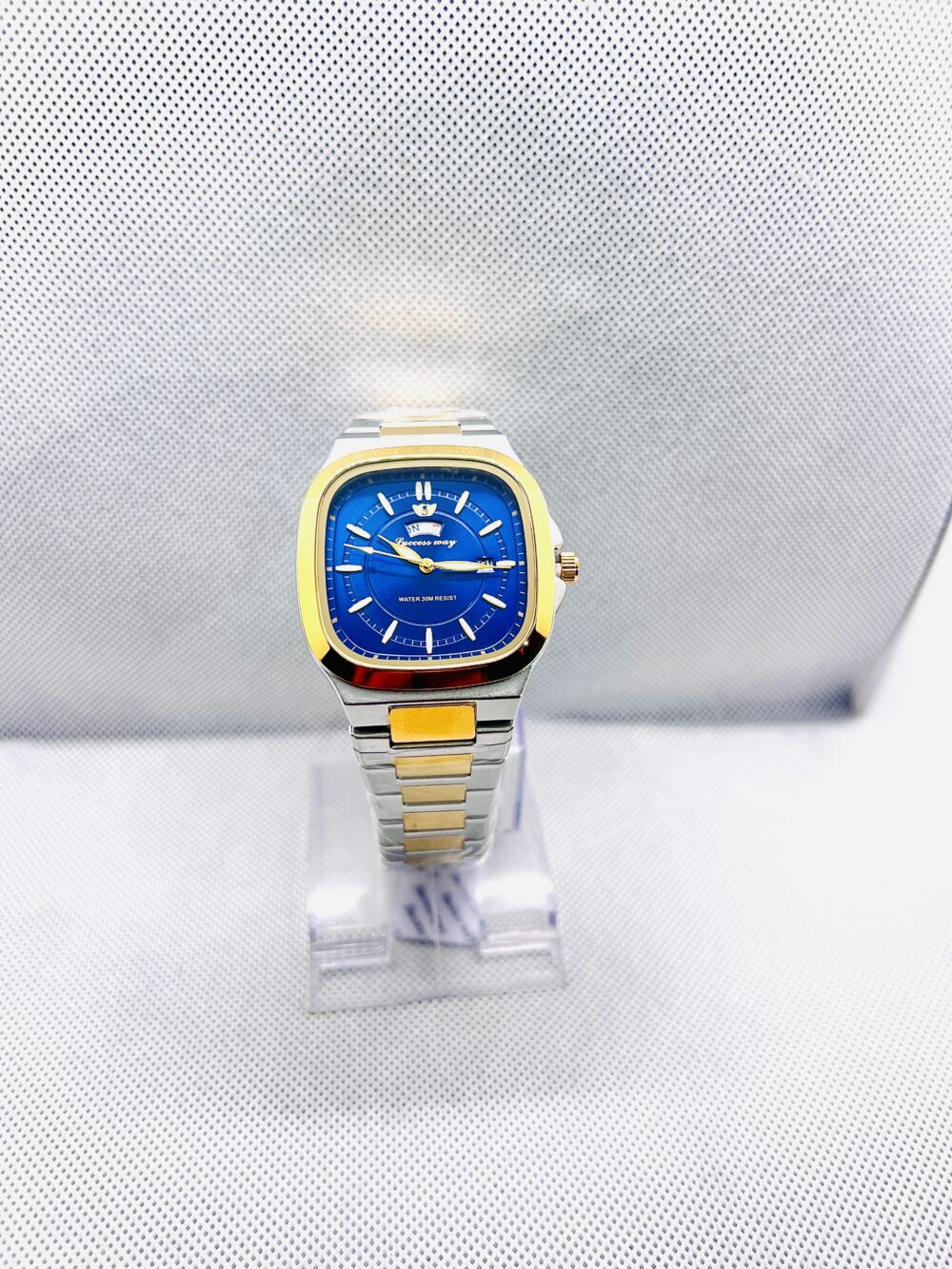Success Way Two Torn Blue Dial