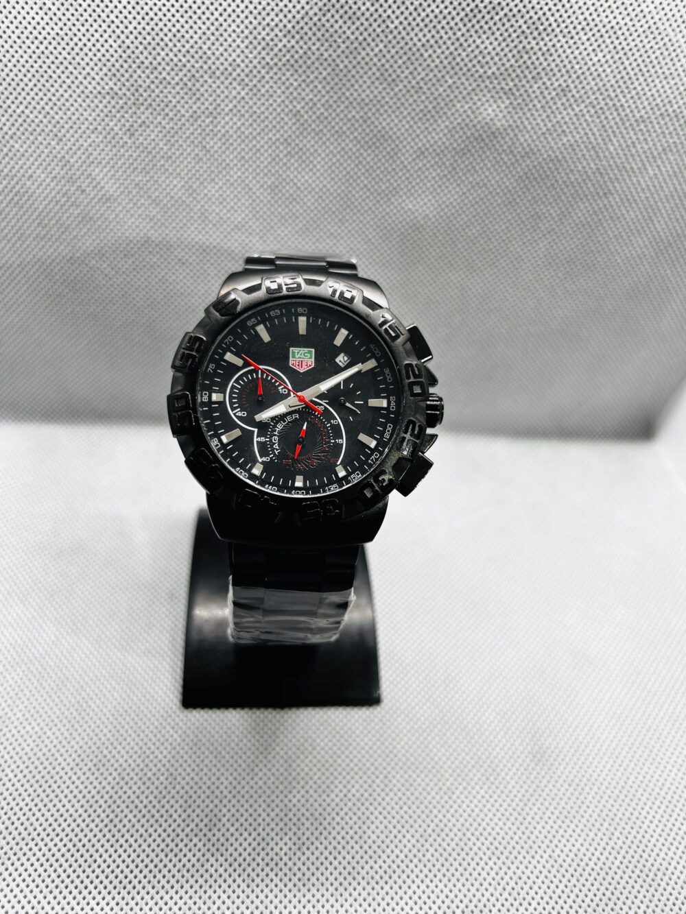 Tag Heuer: Formula 1 with Steelness Steel chain Choronograph working