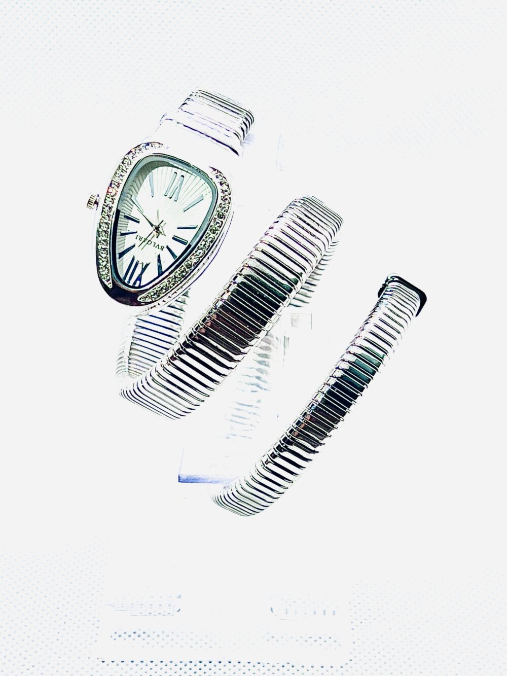 Bvlgari Serpenti Tubogas Silver Snake Watch - Image 3