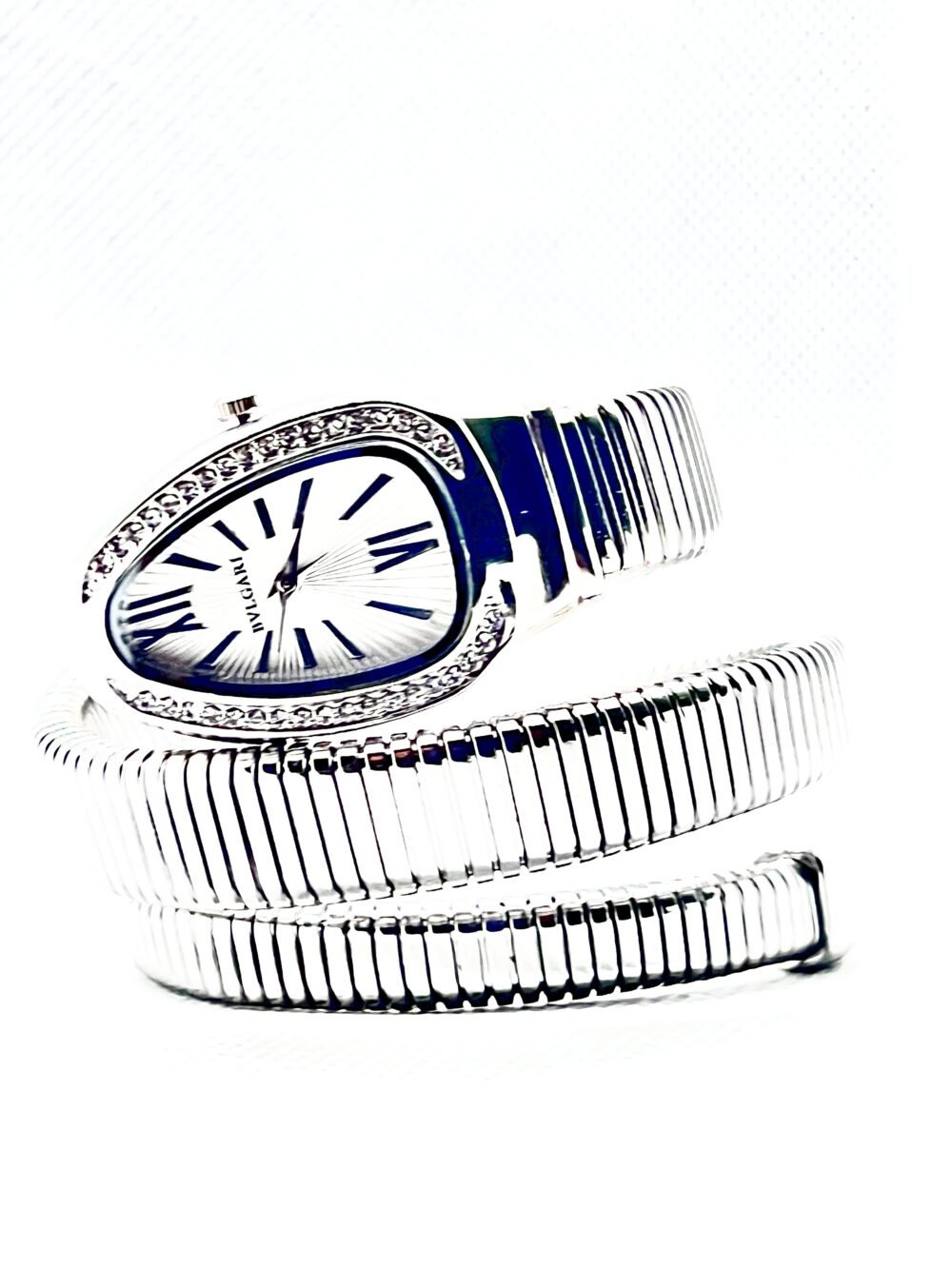 Bvlgari Serpenti Tubogas Silver Snake Watch